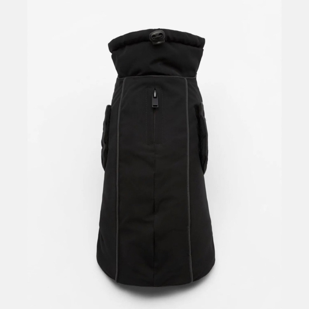 Zara Quilted Dog Coat Black large - Picture 5 of 8